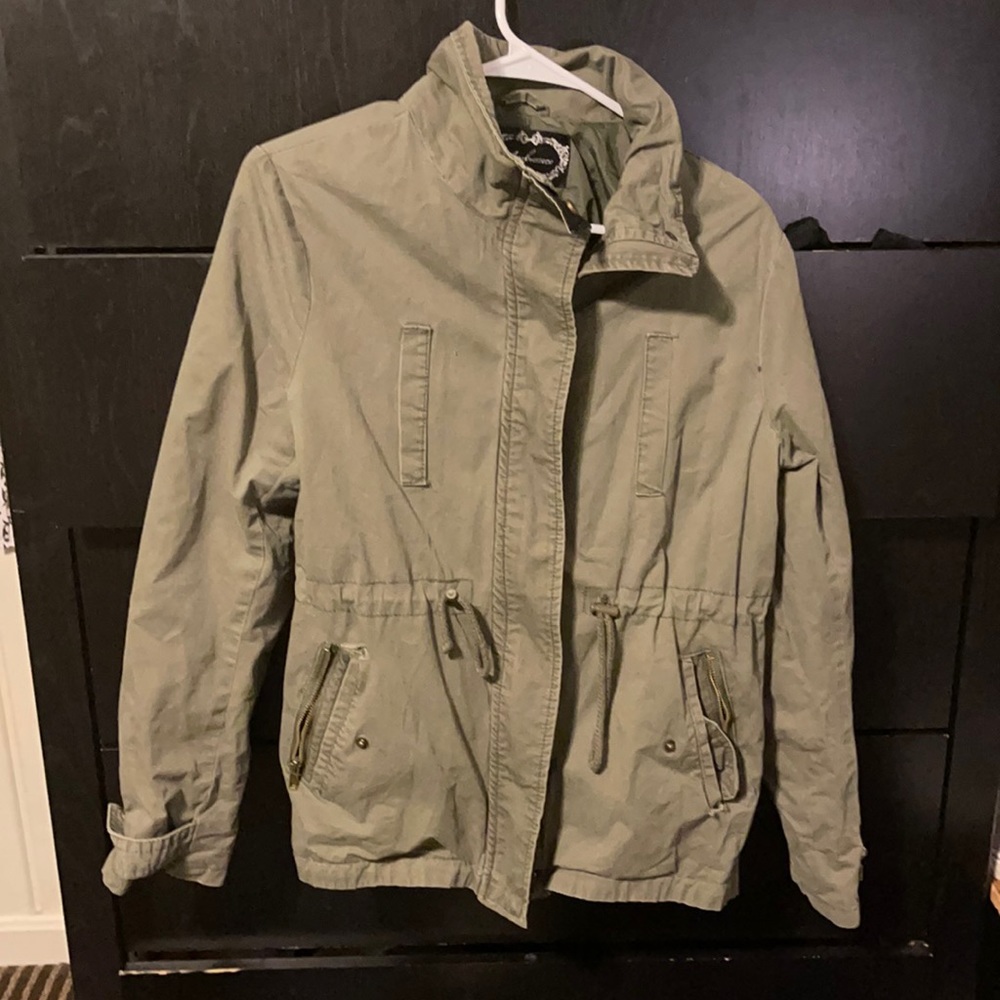 army green jacket